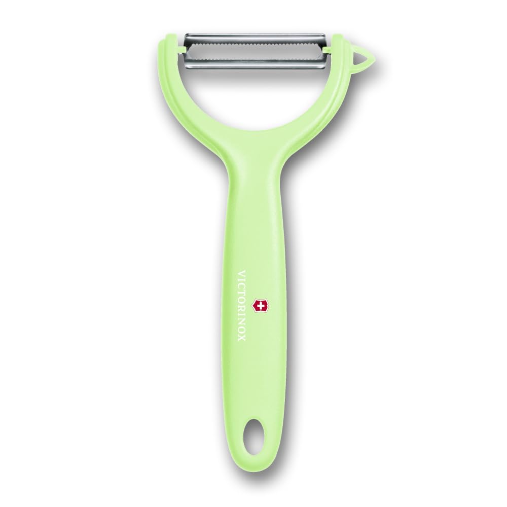 

VICTORINOX Universal Peeler Sharp Horizontal Peeler Y Light Green Ergonomic handle for easy gripping Dishwasher safe 7.6079.42