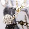 925 Sterling Silver Fashion Classic Shambhala Ball Zircon Pendant Necklace Birthday Party Anniversary Gift