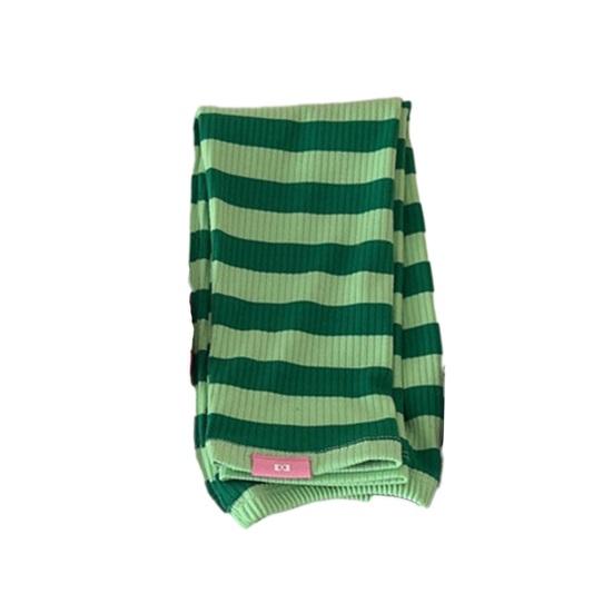 

Женские полосатые рукава для защиты от солнца с УФ-защитой для тренировок и защиты от солнца с отверстием для большого пальца зелёный