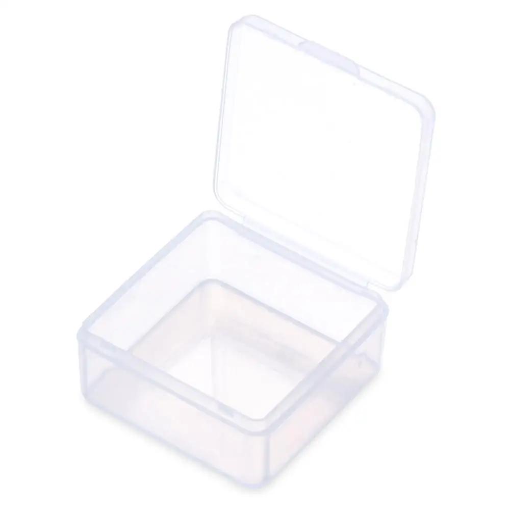 Transparent Storage Box Holding Case Jewelry Beads Container Fishing Tools Accessories Box Small Items Sundries Organizer
