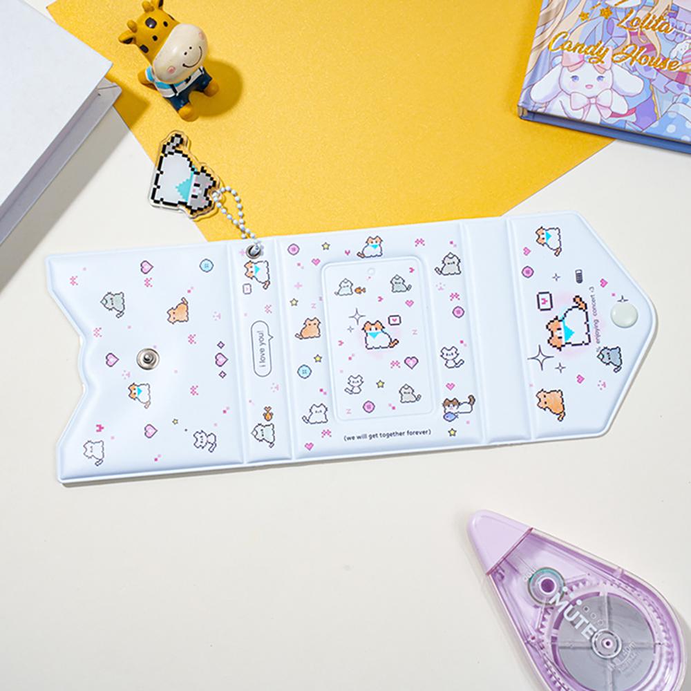 3-inch Cartoon Puppy Photo Album 36 Pockets Postcard Storage Holder Small Card Binder Book Mini Album