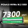 64/128/256GB Dahili Oyun Katı Hal Sürücüsü Hız 7300MB/s'ye Kadar Okuma 6800MB/s Yazma PCIe 4.0 M.2 NVMe 3D TLC NAND SSD PC Dizüstü Masaüstü için