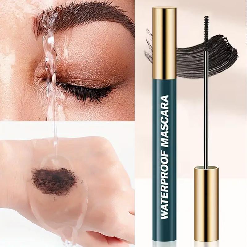 Mascara 4D, Nero, Waterproof, Ultra-Lungo, Volumizzante, Lunga Tenuta Anti-Macchia, Perfetto per Festival e Occasioni Speciali