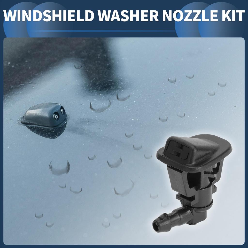 INFINAUTO Windshield Washer Nozzle Kit Front Windshield Nozzle Wiper Washer Jet No.68164356AB