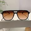 Vintage Double Bridges Men Square Sunglasses Fashion Clear Ocean Lens Sun Glasses  Women Trending Shades Eyewear UV400