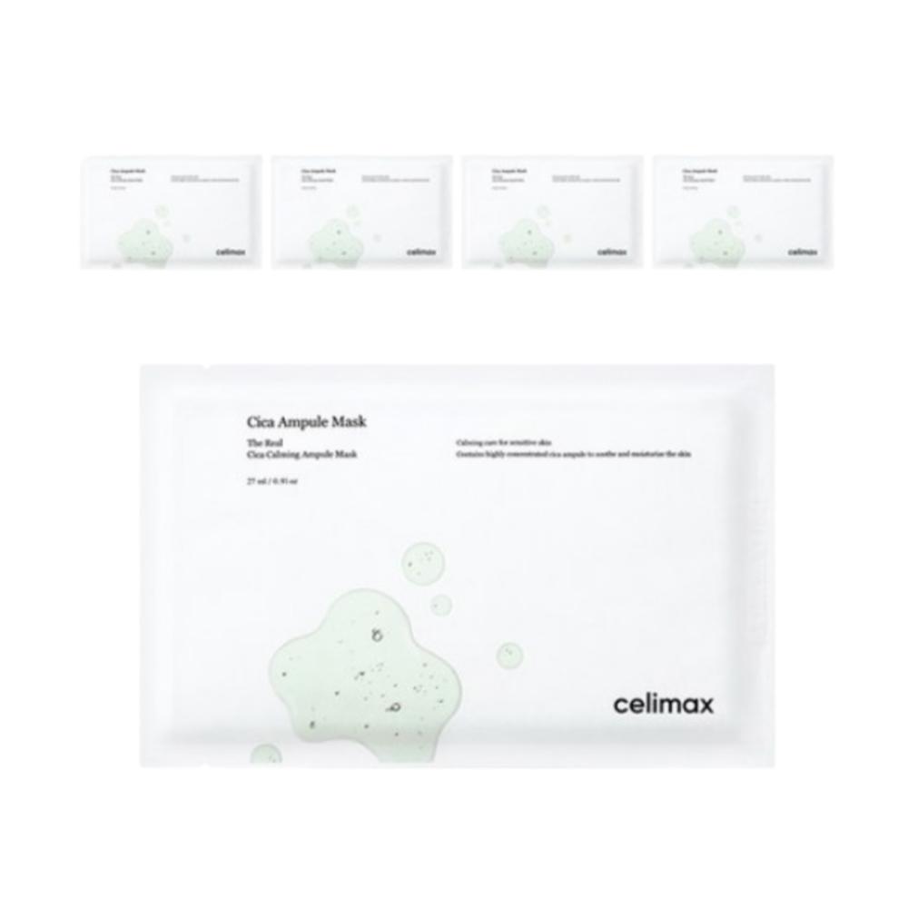 CELIMAX Cica Calming Ampoule Mask 27ml X5ea