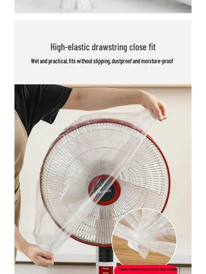 Extra Thick Transparent Dust Cover for Large Appliances and Pots