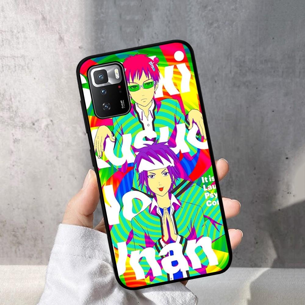 Saiki Kusuo No Psi Nan Phone Case For Redmi Note 4 X 5 A 6 7 8 T 9 9S 10 11 11S 11Epro Poco M3 Pro