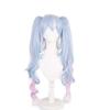 Snow Miku Cosplay Wig Project Sekai Colorful Hatsune Miku Wig Anime Everyday School Cosplay Wig Net Included - Stage! Feat. - Costume, Disguise,