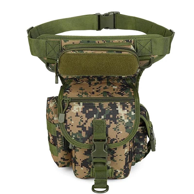 

Tactical Drop Leg Bag Tool Fanny Thigh Pack Hunting Bag Waist Pack Motorcycle Riding Men Molle Waist Packs