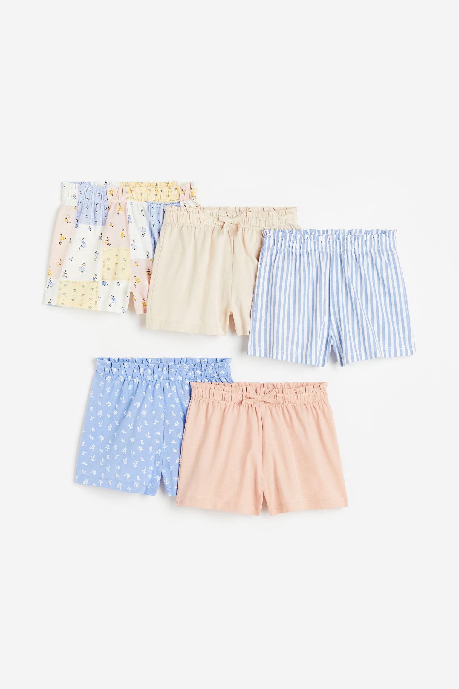 

5-pack pull-on shorts