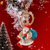 Santa Claus Keychain Pendant Cute Cartoon Bag Pendant Gift