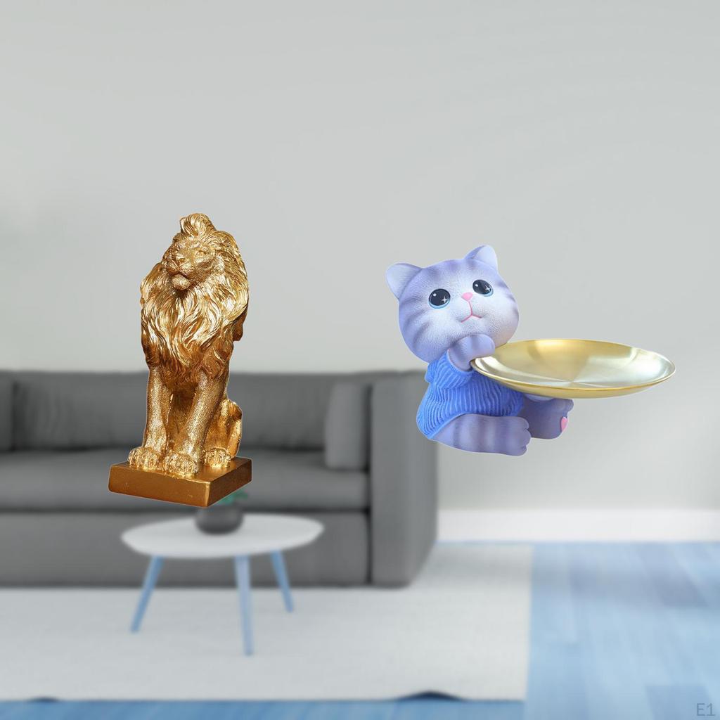Majestic Sculpture Resin Statue Collectible Tabletop Ornament Decorative Art Figurine Modern Gift