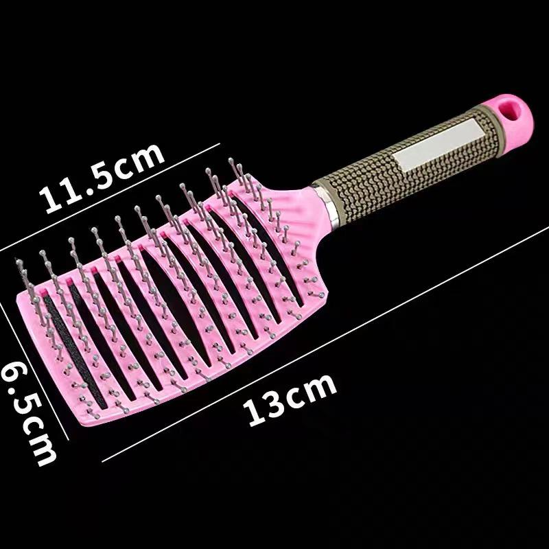 

Объемная изогнутая вентиляционная щетка для мужского помпадура - Укладка, Массаж, Завивка и Выпрямление