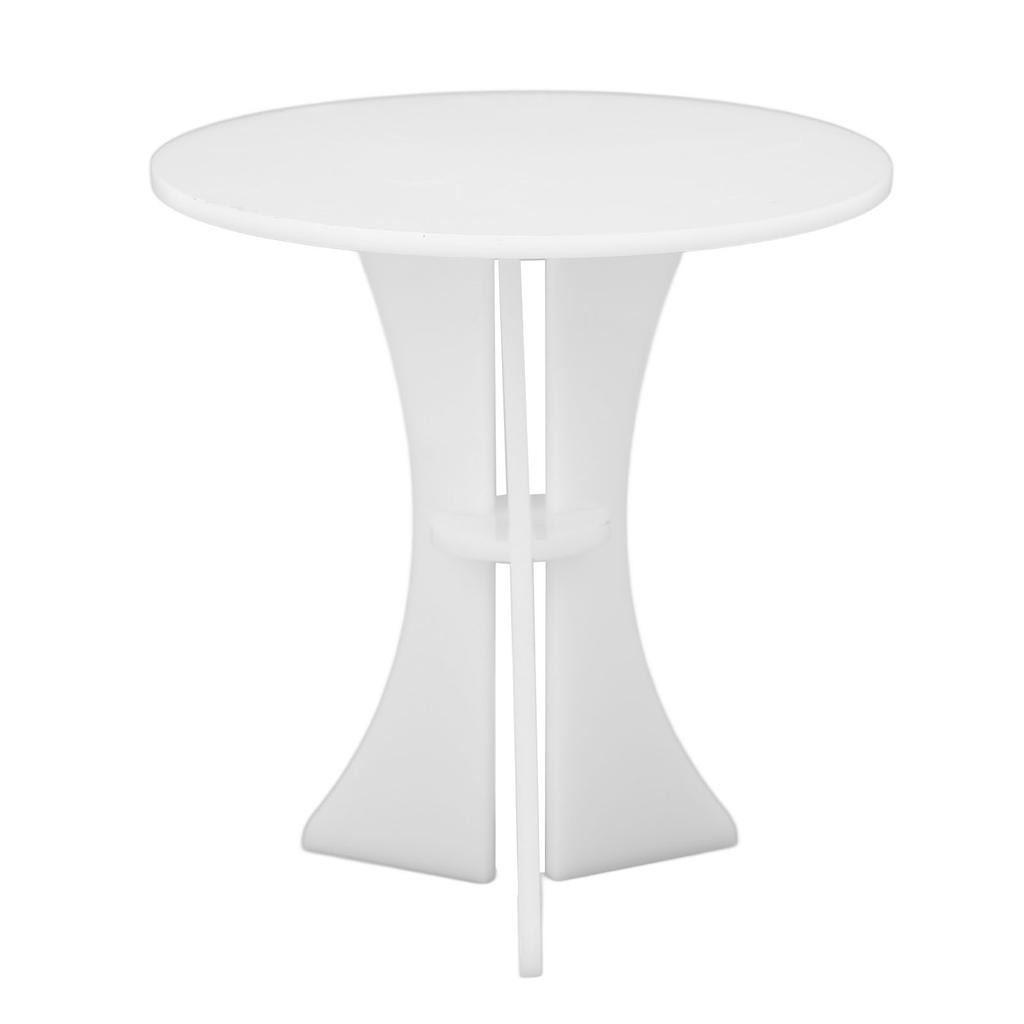 Dollhouse Round Table 1/6 Acrylic Miniature Furniture for Dollhouse Decoration Accessories