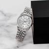 BUREI Automatic Date Mechanical Silver Watch Men's Watch, Waterproof, Analog, Display, Movement, Popular, Stylish, Simple, Casual,