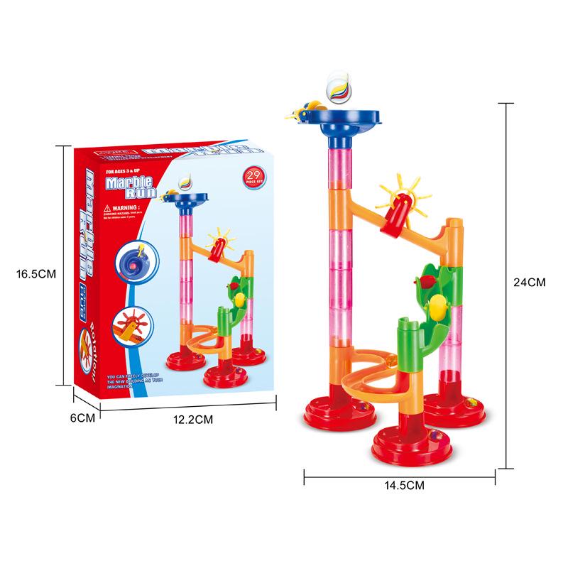 

3D Marble Run Track Ball Maze – 105pcs DIY Building Blocks Kit