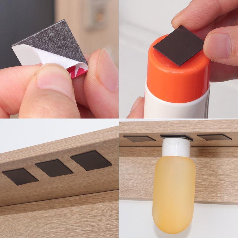 50/100Pcs Self-adhesive Magnetic Sheet with Adhesive Backing Flexible Magnet Stickers Square Fridge Magnets