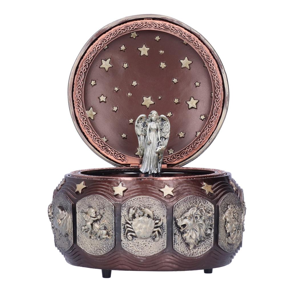 Music Box Fashion Creativity Rotating 12 Constellations Firends Birthday Holiday GiftsCoppery Aries
