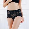 4PCS Mesh Transparent Seamless Lace Briefs Underpants Women Underwear Lace Flower Panties  Female