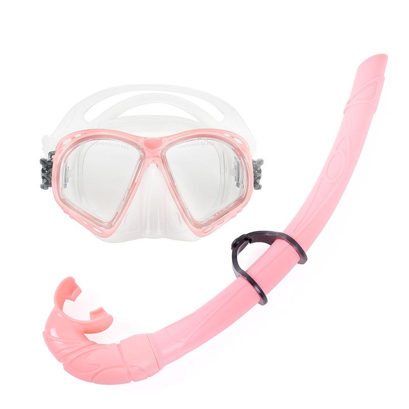 New Large Frame Diving Goggles Snorkel Set