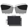 Magnetic Dual- Layer Car Sun Shade Curtain Mesh Window Shade Sun Protection Heat Blocking