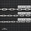 Gin No Sterling Silver 925 Cut Long Curb Approximately Long Chain Necklace for Women and Slender and [Shinjuku Kura] 2-sided Chain, 2.4mm Wide,