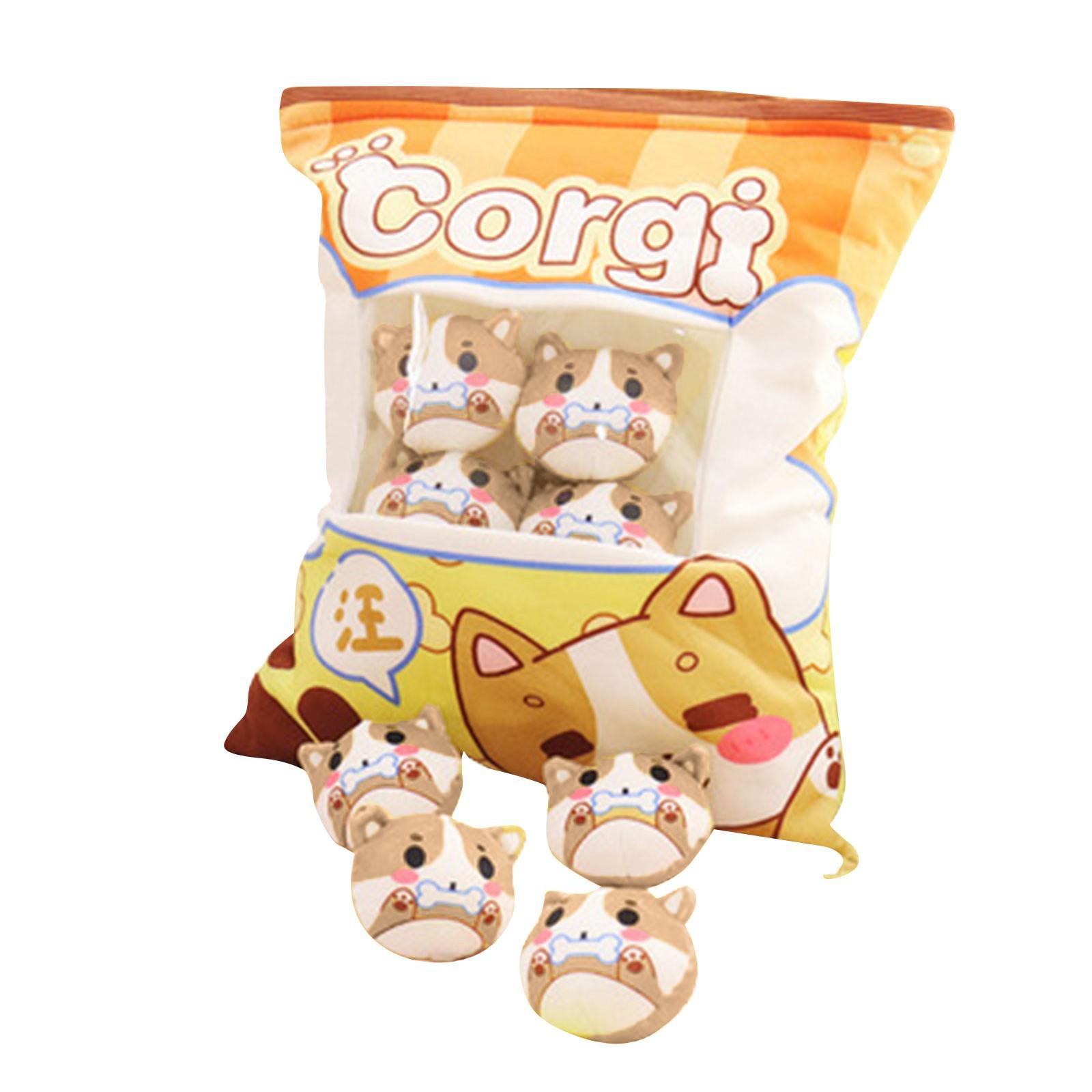 

Мультяшная сумка кукла плюшевая игрушка креативная подушка One Size жёлтый