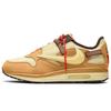 Travis Scott x Air Max 1 Grano Sneakers Unisex Marrone chiaro Goccia di limone Marrone barocco DO9392-701