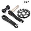 Ultralight Children's Bicycle Crank 110mm 127mm 140mm 150mm 155mm 160mm Crankset for Kid Support 7-12 Speed Bike Accessories