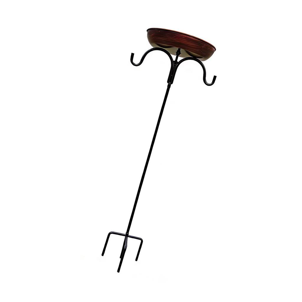 Classical Iron Bird Feeder Bird Bath With Hanging Hook For Easy Attracting Wild Birds To Yard Balcony Garden Decoration