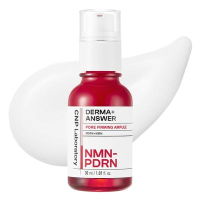 CNP Laboratory DermaAnswer Ampoule Raffermissante Pores PDRN Pores Belle Coréen Officiel 30ml, NMN, Raffermissant, Peau, Translucide, Élasticité, Sérum,