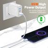 65W GaN Charger EU KR AU Plug Adapter Laptop Fast Charging For iPhone USB Type C Quick Charger Mobile Phone USB Charger