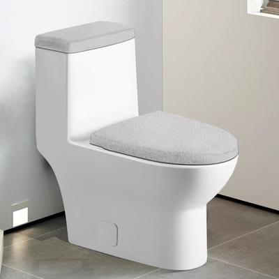 WC-Tankdeckelbezug Badezimmer Bidetmatten Sitzbezug-Set Elastischer Samt Stretch Verschleißfest Universal Closestool-Pad
