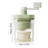 Hand Crank Ice Crusher Manual Snow Cone Maker Small Shaved Ice Machine  for Making Snow Cones