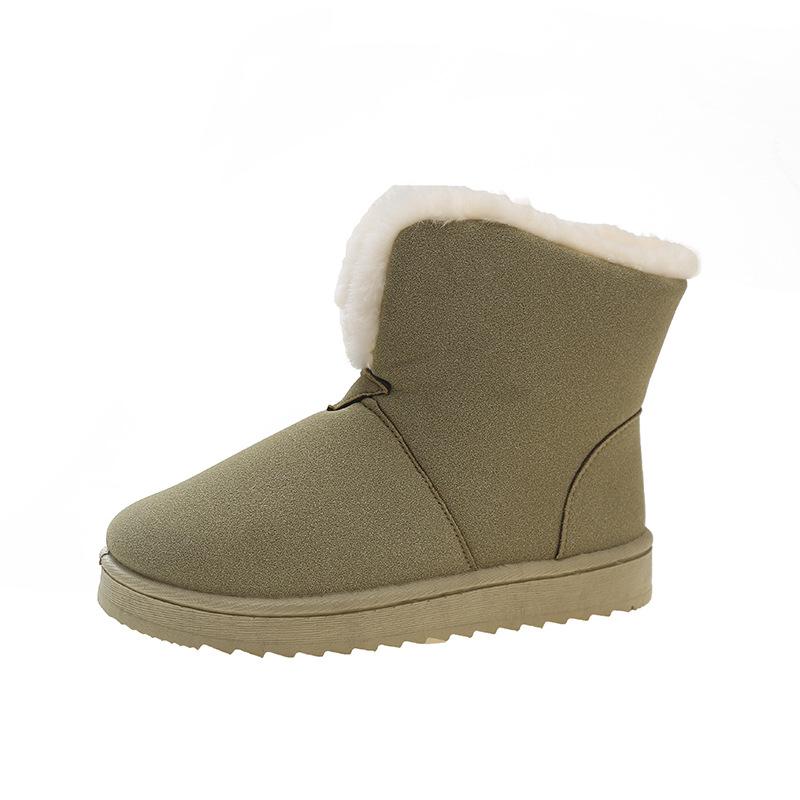 

Теплые желтые зимние ботинки хлопковые туфли женские зимние новые бархатные утолщенные теплые снежные хлопковые ботинки большие хлопковые женские туфли 41 малиновый