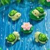 1Pcs Cartoon Cute Little Turtle Mini Doll Micro Landscape Ornament Dollhouse Home Garden Craft Decoration Diy Garden Accessories