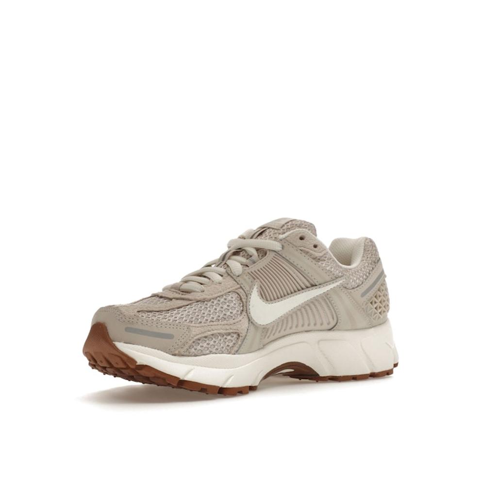 Nike Air Zoom Vomero 5 Light Orewood Brown Women Sneakers Cream Sail Metallic-Silver FZ3780-101