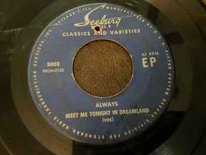 

7-дюймовая пластинка НЕИЗВЕСТНЫЙ АРТИСТ - Классика - Вальсы - Вокал 3002 SEEBURG 1955 США Джаз Б/У