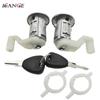 Door Lock Cylinder 2 Key Left Right LH RH For Renault Clio 1998 1999 2000 2001 2002 2003 2004 2005 & Megane Scenic Master Thalia