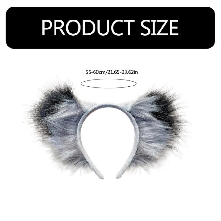 Liebevoller Hund Wolf Cosplay Katzen Halloween Party Kostüm Stirnband Kopfschmuck