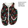 Colorful Floral Dog Vest Sleeveless Pet Shirt Small Dogs Cardigan Warm Winter Poodle Outfit for Small Medium Breeds Bichon Frise Cats