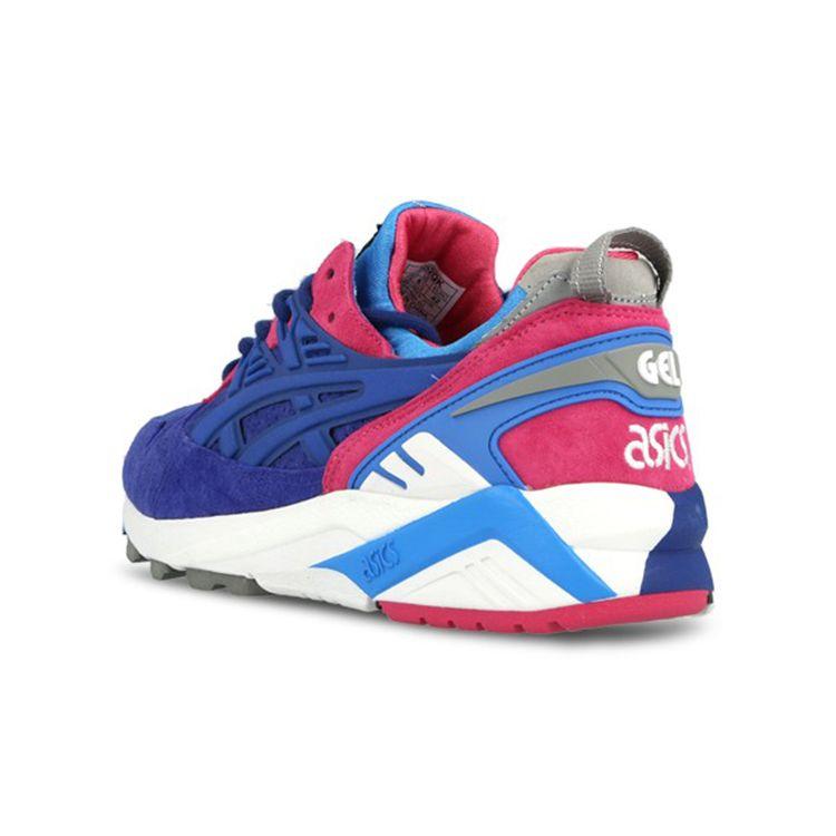Asics Comfortable Versatile Sports Durable Low-Top Marathon Running Shoes Men Running Shoes Blue Pink H52QK-4242