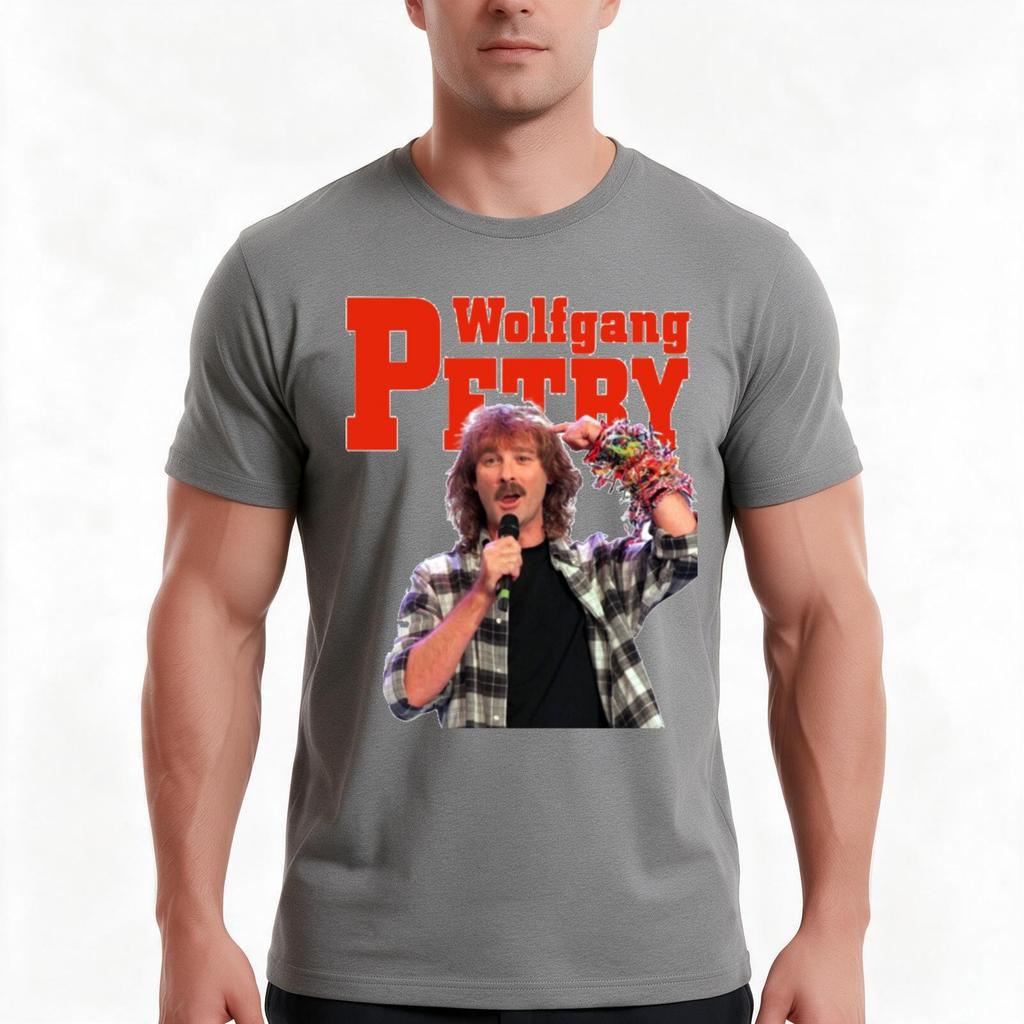 Wolfgang Petry Tshirt Summer Casual Cotton Tee Oversized Streetwear Tops Vintage Graphic Print Loose Fit Short Sleeve
