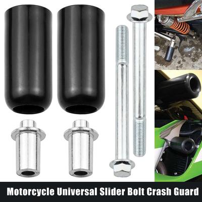 Rahmenschieber Universal Groß Motorrad Rahmenschieber Sturzschutz-Kit Langlebiges Metall Motorradzubehör Premium