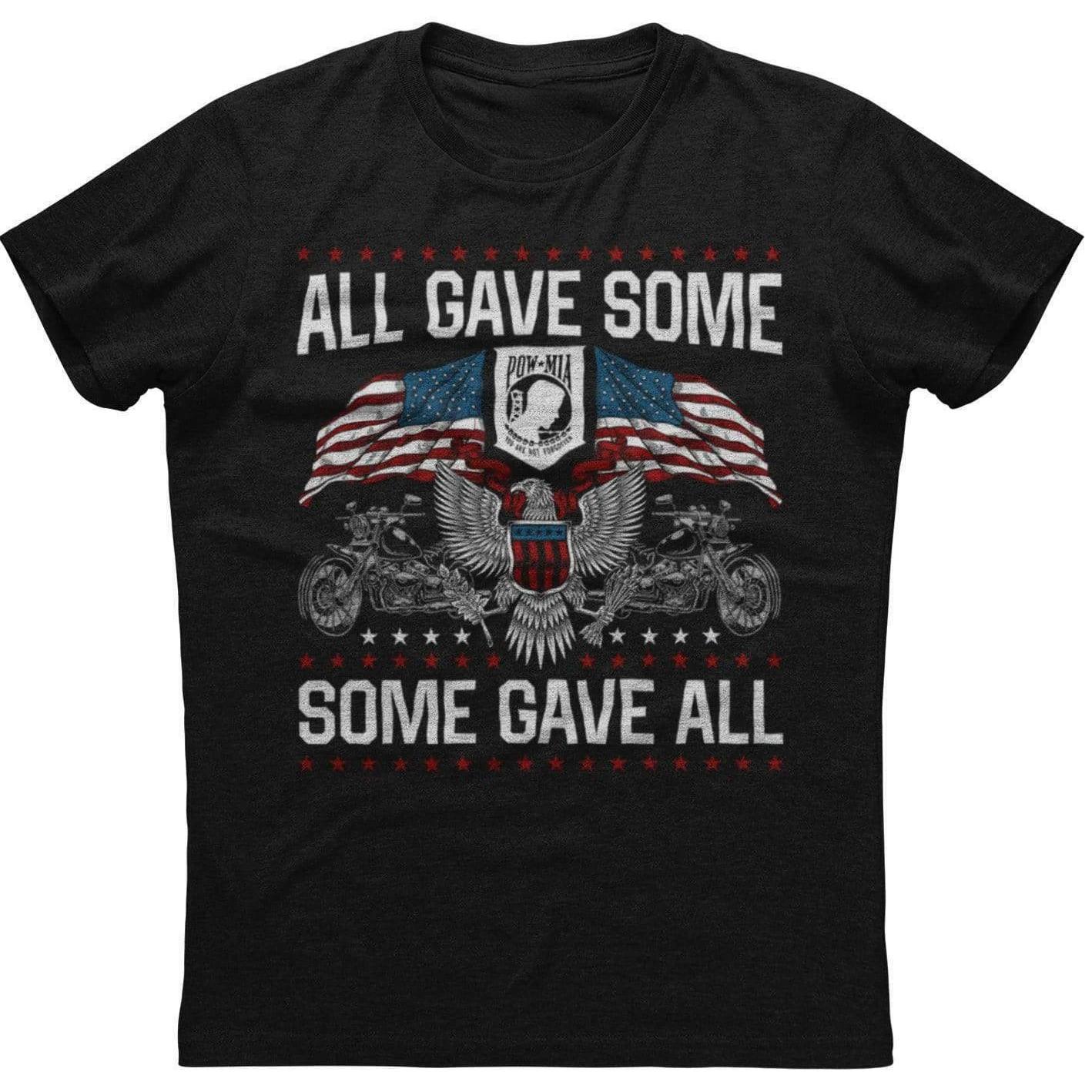 All Gave Some Some Gave All American Flag Patriotic Warriors TShirt Summer Cotton ONeck Short Sleeve Mens T Shirt New S3XL S