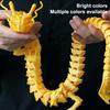 3D Printed Conjoined Dragon Ornaments, Movable Cartoon, Creative Dragon Plants, Rockery, Fish Tank Landscaping