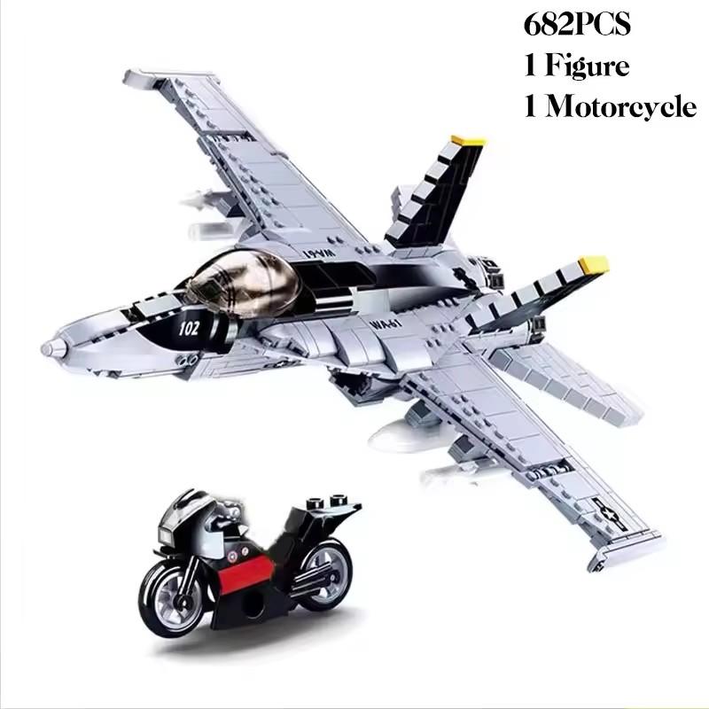 Sluban AH-1Z VIPER Aircraft Plane Helicopter Gunship Building Blocks War Weapon Bricks Brinquedos Boys Toys