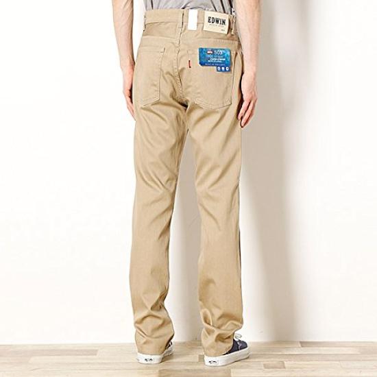 Edwin 503 Cool Dobby Mesh Regular Tapere Size 31 To Japanese Size a Summer Staple Made from (E53MFC) - Men's, White, (equivalent L) -