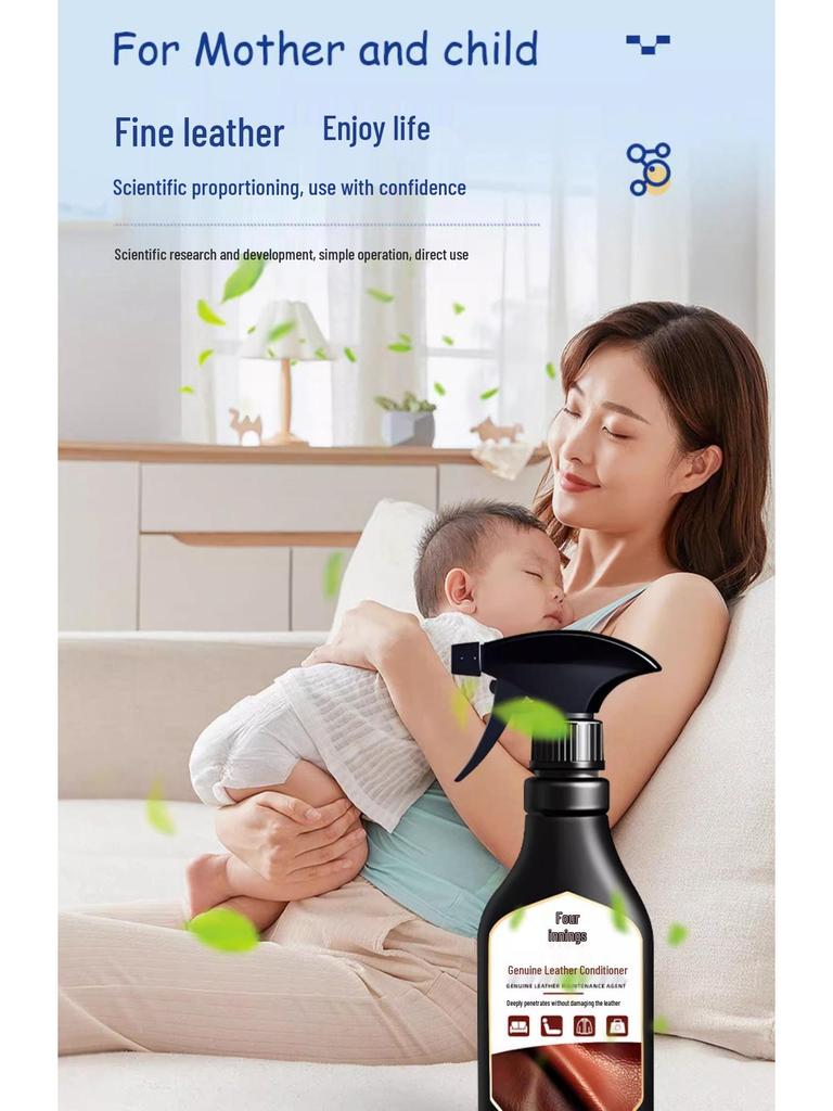 Premium Lederreiniger & Pflege für Sofas und Handtaschen